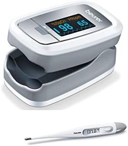 Beurer PO30+FT09 Pulse Oximeter and Thermometer, 5 Years Warranty (Multi)