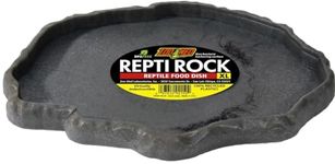 Zoo Med FD-50 Repti Rock Feed Dish, XL - Assorted Colors (green, brown, gray)