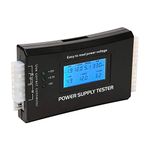 axGear Power Supply Tester PC Computer LCD 20/24 Pin 4 PSU ATX BTX ITX SATA HDD Digital