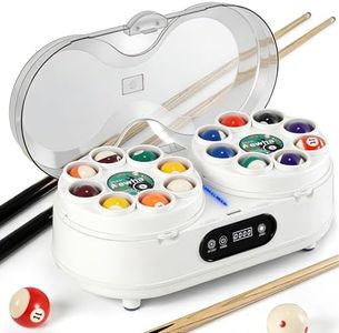 Newhai Pool Ball Cleaner Machine Dual Motor Electric Billiard Ball Polisher Automatic Pool Ball Cleaning Machine for American Pool