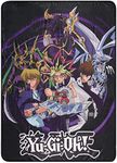 Yu-Gi-Oh! Game Fleece Throw Blanket - Yu-Gi-Oh! Anime Manga Card Game - Yugi Mutou, Seta Kaiba, Bakura,Tea Gardner Throw Blanket