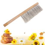 Acostop Beekeeping Brush for Beekeepers - Natural Horsehair Bee Brush with Wooden Handle, Bee Hive Supplies Beekeeping Equipment for Bee Keepers