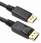 IBRA DisplayPort Cable 144Hz/2m, Support 4K@60Hz, 2K@144Hz, 2K@165Hz, 3D, DP Cable Compatible with FreeSync and G-Sync, Display Port Cable for 144Hz Gaming Monitor, HDTV, Gaming Graphics Card