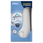 Glade Sense & Spray Air Freshener Holder and Refill, Motion Activated Automatic Odour Eliminator for Home, Clean Linen, Starter Kit with Holder & 18 ml Refill