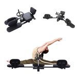 CCAUUB Leg Stretcher, 3 Bar Leg Spreader, Heavy Duty Leg Split Machine for Leg Stretching, Leg Press Machine Flexibility Stretching Equipment for Ballet, Yoga, Dance, Home Gym Exercise