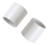 Merriway BH05893 (2 Pcs) Replacement Long Lamp Holder Skirt, 36mm (1.7/16 inch) White - Pack of 2 Pieces