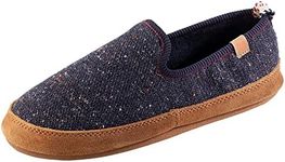 Acorn Women's Lightweight Bristol Loafer with Tweed Upper and Ultralight Cloud Cushioning, Navy Blue, 6.5-7.5