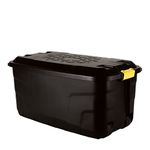 Heavy Duty Plastic Storage Box on Wheels - 145 L