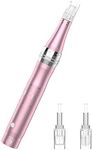 Dermapen Microneedling Pen, PELCAS Professional Cordless Derma Pen Electric Micro Needling Pen Adjustable Speeds with 12pins 36pins Nano Replacement Cartridges