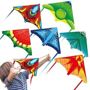 YongnKids 6 Pack Mini Kite for Kids&Adult, Finger Launcher Kites Easy to Fly on Beach| Park|Plaza|Garde|Backyard, Birthday Easter Gifts for Boys Girls Ages 3 4 5 6 7 8-18 Years Outdoor Toys