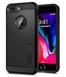 Spigen Tough Armor 2 Works with Apple iPhone 8 Plus Case (2017)/ iPhone 7 Plus Case (2016) - Black