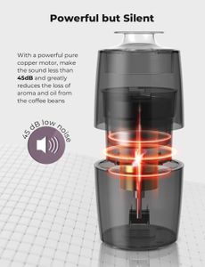 KYG Electric Coffee Grinder 300W – Stainless Steel Blade Mill