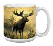 Moose Extra Large Mug, 20-Ounce Jumbo Ceramic Coffee Mug Cup, Wildlife Themed Art - Gift for Coffee Lovers (XM29522) Tree-Free Greetings