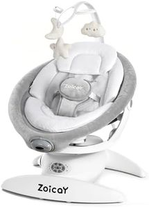 Baby Swing, 3-in-1 Baby Swings for Infants with Motion Detection & Vibration Comfort, 360° Rotating Electric Baby Swings with 5 Speeds & 3 Swing Modes, Infant Swing for Baby with 12 Preset Melodies