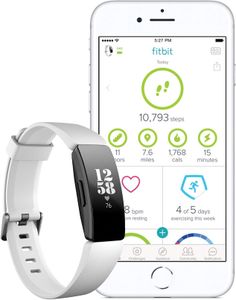 Fitbit Inspire HR Fitness Tracker – White