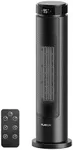 FLANUR Space Heaters for Indoor Use Large Room, 1500W Portable Heater with Remote, 5 Modes, Safety Protection & Child Lock, 12H Timer, 70° Oscillating Room Heater for Bedroom, Home, Office, Black