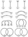 Lcolyoli 8 Pairs Stainless Steel Tr