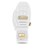 Franklin Sports MLB Baseball + Softball Sliding Mitt - CFX PRT Adult Protective Baserunning Sliding Glove - Left + Right Hand Mitt - Hand + Wrist Protector for Running - White + Gold - One Size
