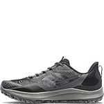 Saucony Women's Peregrine 12 Trail Running Shoe, Black/Charcoal, 7 UK