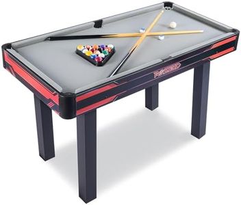 ROSEED 48" Pool Table, Billiard Game Table for Adults and Kids, Mini Pool Table Set Indoor & Outdoor for Family, Game Room, Bar, Office