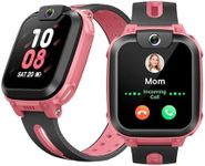 imoo Watch Phone Z1 Kids Smart Watch, 4G Kids Smartwatch Phone with Video and Phone Call Durable, GPS Watch with Real Time Location and IPX8 Water Resistance (Pink)