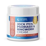 Jock Itch, Psoriasis & Ringworm Cream | Itch Relief | Reduce Scaling | Soothe Irritation | Hydrating Skin Care | 150ml