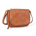 Crossbody Bags for Women Small Pu Leather Over the Shoulder Purses and Flap Cross Body Handbags with Multi Pockets