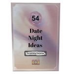 Yanmucy 54 Date Night Scratch Off Cards Unique Couples Games Date Night Ideas for Him and Her Adventure Challenge Book for Romantic Newlywed Valentines Day Gifts (54pcs)