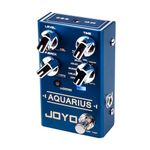 JOYO Digital Delay Effect Pedal with Looper (5 Minutes ) R Series 8 Digital Delay Effects for Electric Guitar (Aquarius R-07)