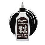 Kuro Sumi - Outlining Black Tattoo Ink - Professional Tattoo Ink & Tattoo Supplies for Outlining & Shading - Skin-Safe Permanent Tattooing - Vegan (6 oz)