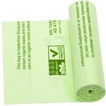 30 x Alina 80L Compostable Bin Liner/Garden Compost Sack/Biodegradable Green 80 Litre Starch Bin Bag