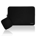 ARVOK 13 13.3 14 inch Laptop Sleeve with Extra Bag for MacBook Air/Pro 13/MacBook Pro 14/ Water Resistant Canvas Fabric Notebook Computer/Tablet Pouch Cover Case for HP/Dell/Asus/Acer/Samsung