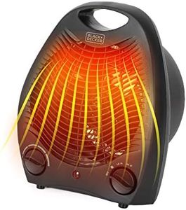 Title: BLACK+DECKER Lightweight Space Heater for Indoor Use, 1500W Infrared Heater with Overheat Protection