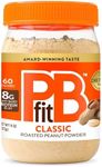 PBfit All-Natural Peanut Butter Powder, Powdered Peanut Spread From Real Roasted Pressed Peanuts, 8g of Protein 8% DV, 8 Ounce