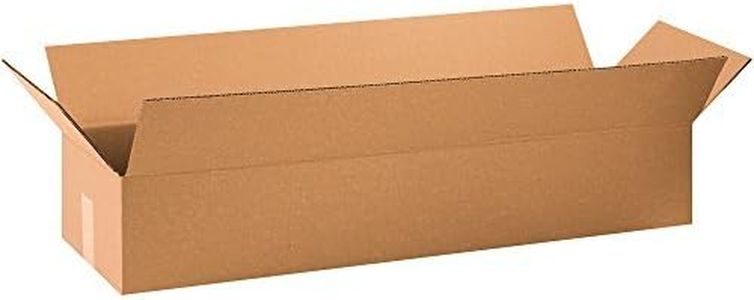 BOX USA 34x10x6 Long Corrugated Boxes, Long, 34L x 10W x 6H, Pack of 10 | Shipping, Packaging, Moving, Storage Box for Home or Business, Strong Wholesale Bulk Boxes