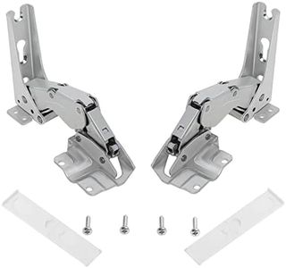 Gekufa Hinges Compatible with Bosch Neff Siemens Integrated Fridge Freezer Pair of Hinges Left or Right Side 481147 By