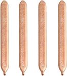 BQLZR Flat Heat Pipe Computer Tube 0.3x0.8x8cm Copper Sink CPU Tube Retrofit Pack of 4