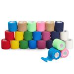 Bandage Wraps - 24-Pack Self Adherent Wraps Self Adhesive Gauze Roll Cohesive Tape Medical Tape First Aid Supplies for Sports Wrist Ankle 2 Inches x 5 Yards