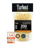 Tarbust 200 Cigarette Filter Tips for Regular and King Size Cigarettes, 200 Plastic Mouthpiece for Smoking, Smoke & Tar & Chemical Filters for 8 mm Cigarettes, 8 mm Cig Holder