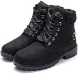 NEOKER Ankle Boots Women Fur Lined 