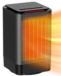 Space Heater, Portable Oscillating Heaters for Indoor Use, TABYIK PTC Ceramic Heater with Tip-Over & Overheating Protection for Office Desk