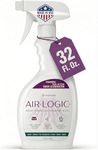AIRLOGIC Dual-Action Odor Eliminator Spray 32 Fl Oz, Plant-Based Instant Knockdown & Enzymatic Deodorizer for Home, Neutralizes 16 Odor Sources, Bleach-Free, Fabric & Surface Safe, Lavender Lemon
