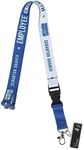 The Office Dunder Mifflin Employee Of The Month 22 Inch Blue & White Lanyard With ID Holder