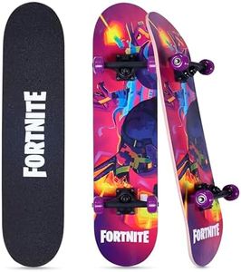 Fortnite 31" Skateboard - Cruiser Skateboard with Printed Graphic Grip Tape, ABEC-5 Bearings, Durable Deck & Smooth Wheels