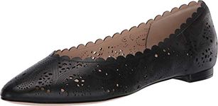 Cole Haan Women's Callie Ballet Flat, Black Leather, 4.5 UK