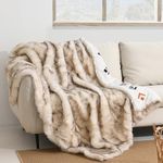 HORIMOTE HOME Luxury Faux Fur Throw