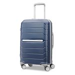 Samsonite Freeform Hardside Expandable with Double Spinner Wheels, Navy, Carry-On 21-Inch, Freeform Hardside Expandable with Double Spinner Wheels