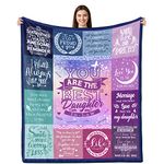 Daughter-in-Law Gifts Blanket, Daughter-in-Law Birthday Gifts, Gifts for Daughter-in-Law, Daughter-in-Law Gifts from Mother-in-Law, Best Birthday Gifts for Future Daughter-in-Law Throw Blanket 50"x60"