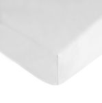 American Baby Company Fitted Crib Sheet 28" x 52", Soft Breathable Neutral 100% Cotton Jersey Sheet, Snow White, for Boys and Girls, Fits Crib and Toddler Bed mattresses