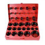 HFS(R) Rubber O-Ring Assortment Kit 407 PCS Automotive Seal Rubber Gasket Universal Replacement O-Rings (SAE)